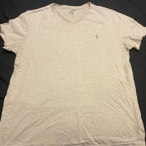 Ralph Lauren Cream V-Neck size Large